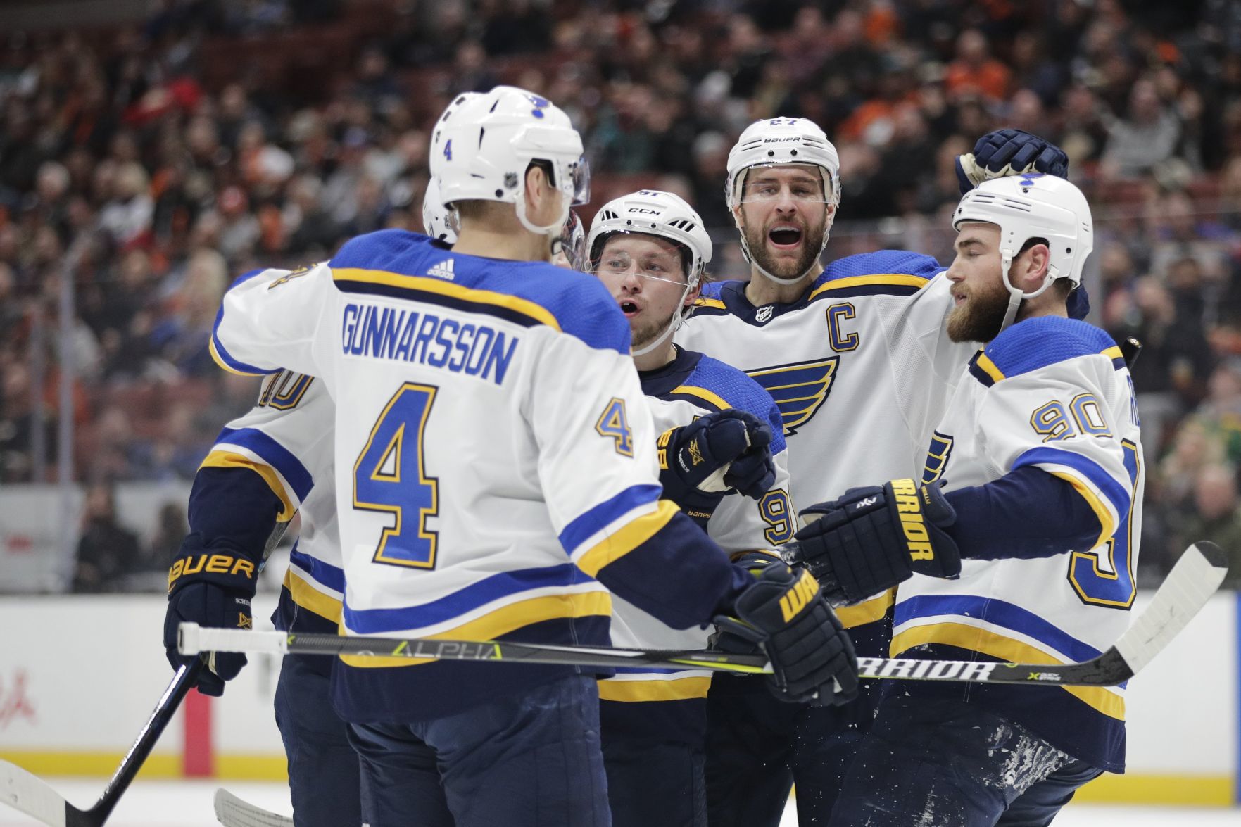APTOPIX Blues Ducks Hockey